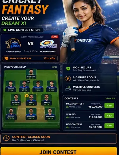 Hero11 (hero11 app) fantasy cricket & matchday visual 3